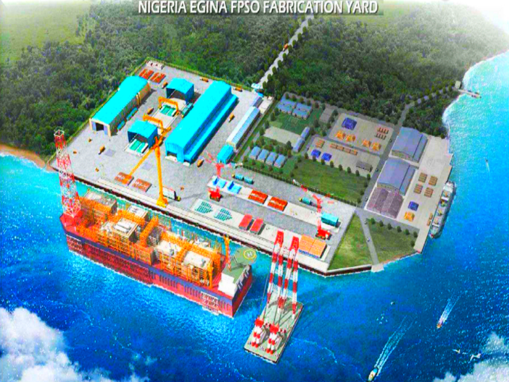 Samsung Heavy Industry Mega Fabrication Yard, Lagos, Nigeria