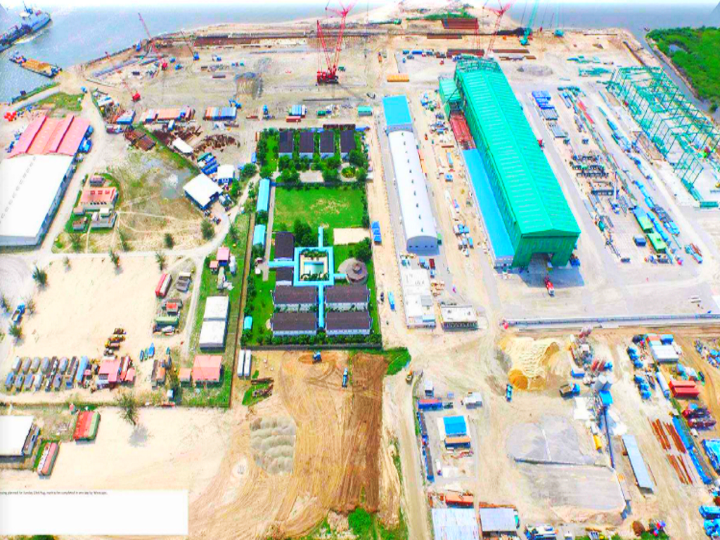 Samsung Heavy Industry Mega Fabrication Yard, Lagos, Nigeria